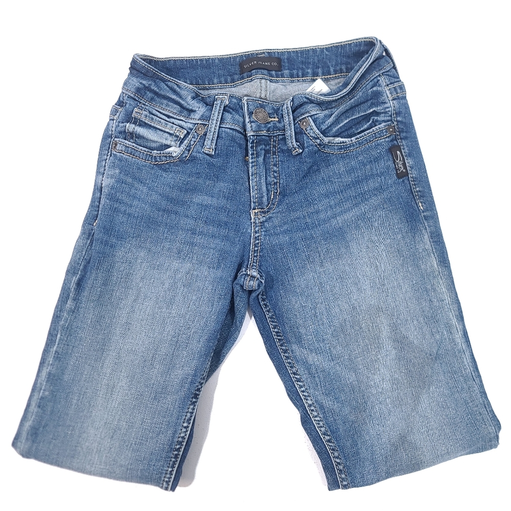 Silver Jeans Company Womens Suki Capri 24x22 Light Wash